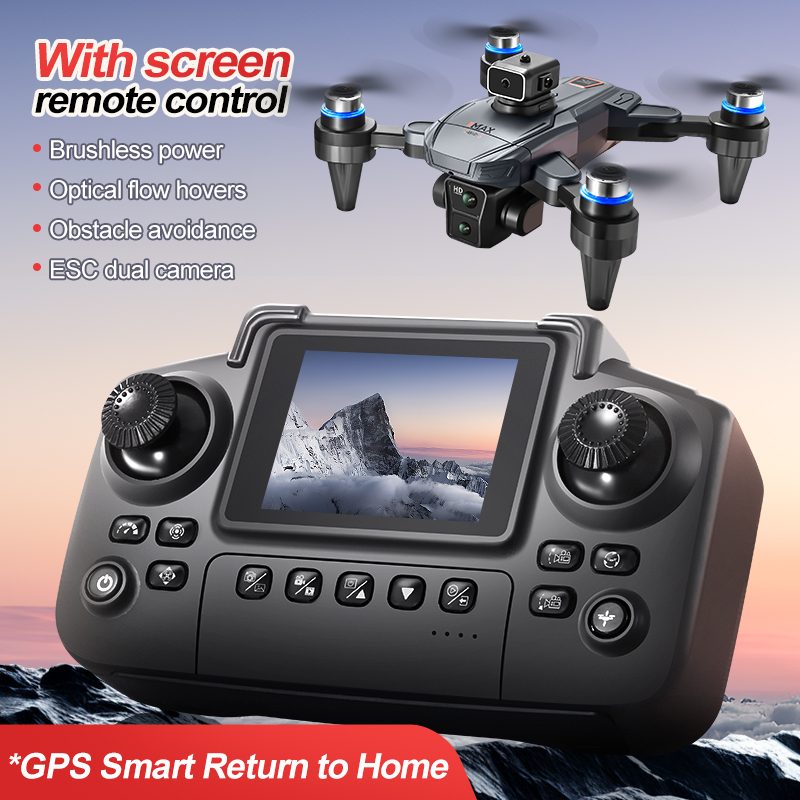 GPS RC Drone With Screen 4K Pr - đánh giá và giá Drone Gps Mount