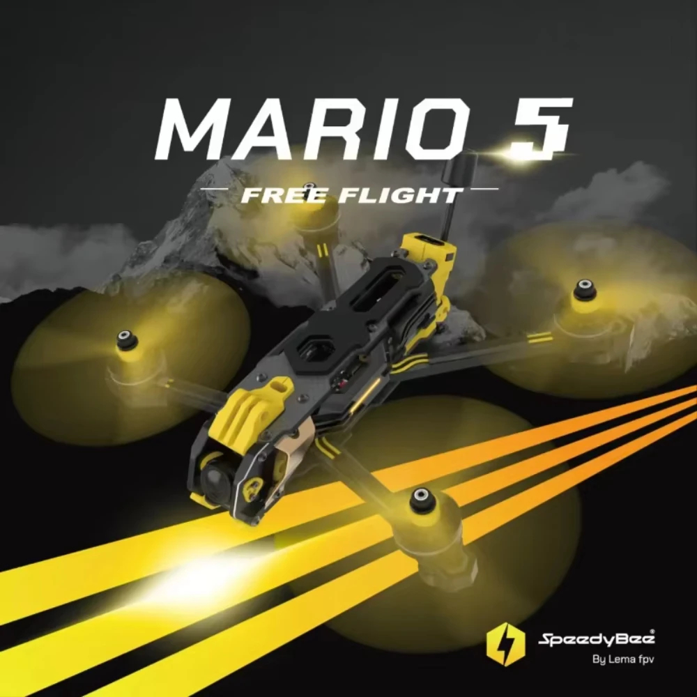 Speedybee Mario 5 O4 Frame Kit - đánh giá và giá Drone Propeller